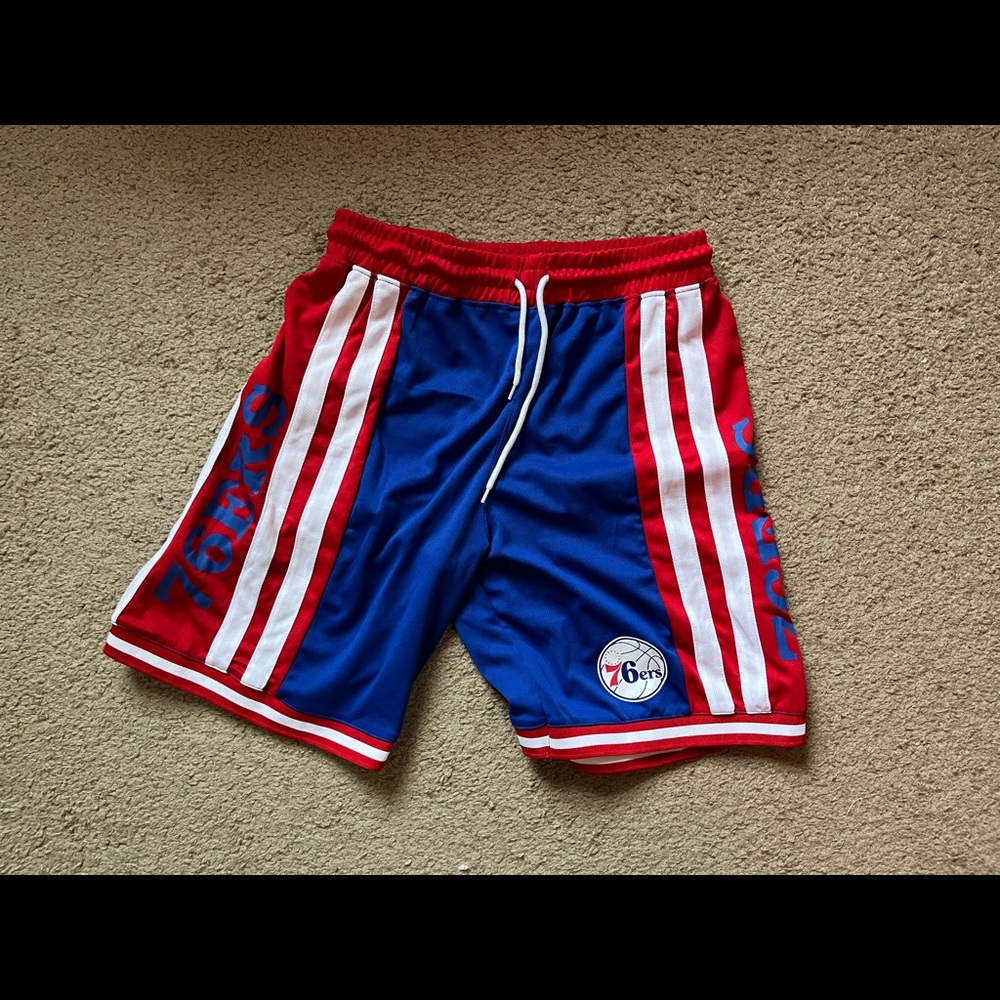 Brand new Sixers basketball shorts